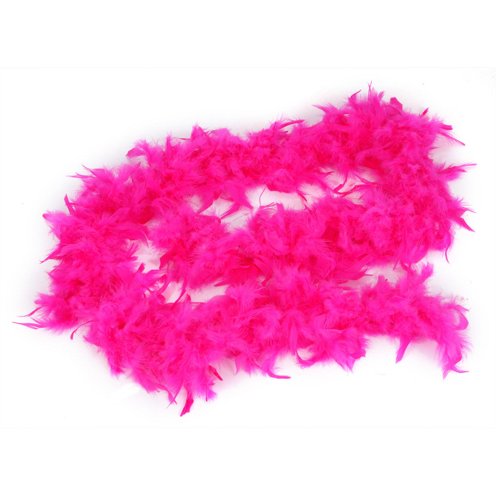 6' 60 gram Hot Pink Feather Boa