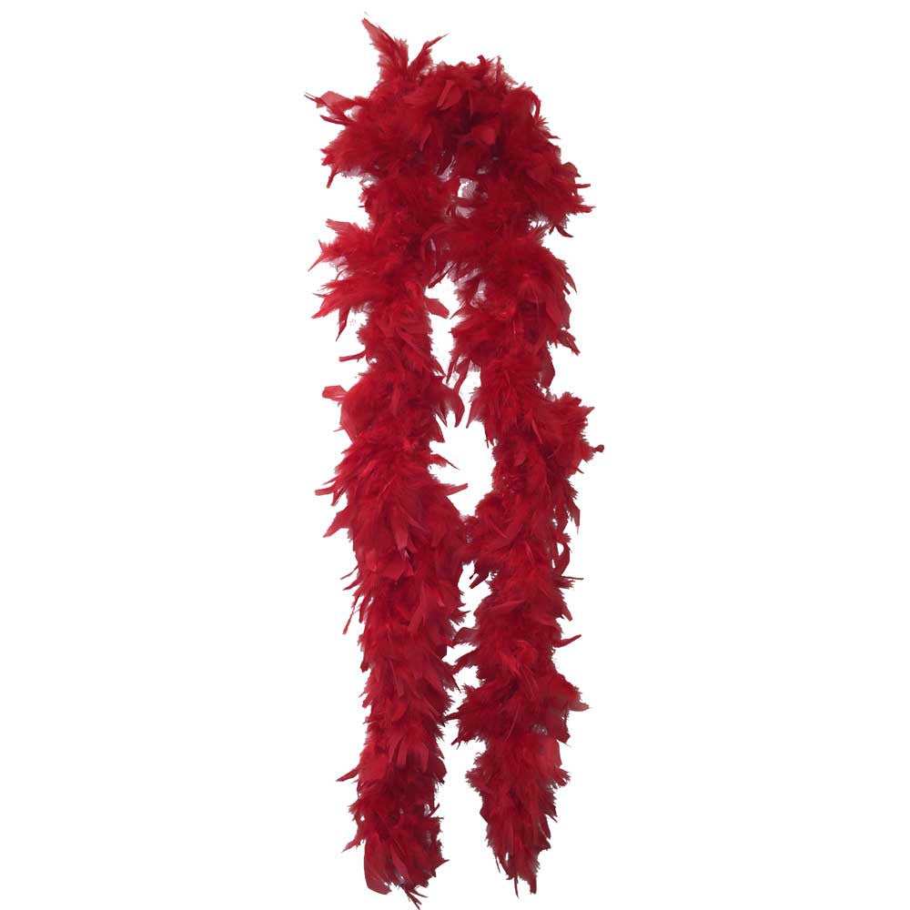 Buy Feather Boas Bulk Red Plush Feather Boas