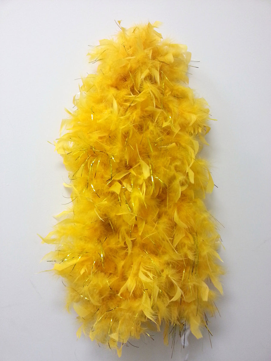 Buy Feather Boas Bulk Gold Plush Feather Boas
