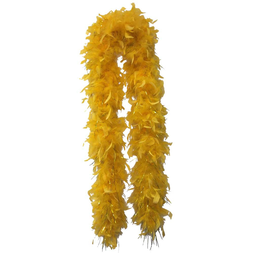 Gold Feather Boa (6', 60 Grams)