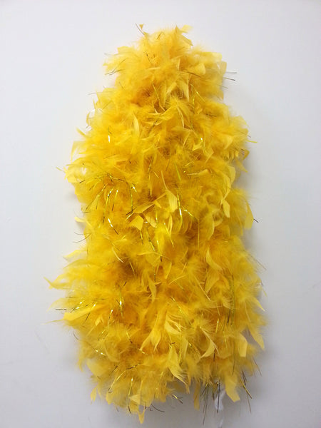 Gold Plush Feather Boa - FeatherBoaShop.com